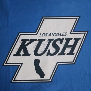 T Shirt Cotton Los Angeles CA LA Kush Dispensary Adult Size S Small NWT New